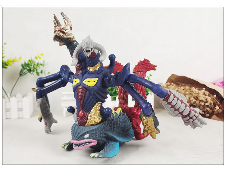 大号奥特曼软胶怪兽奇美拉王奥特8兄弟究极合体怪兽基伽吉咖玩具
