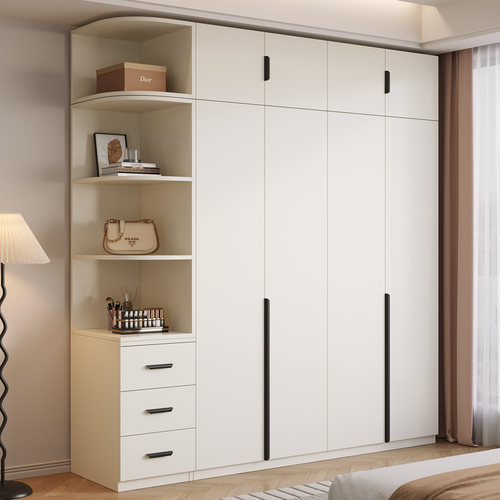 简易衣柜小户型现代简约风家用卧室出租房收纳储物柜儿童实木衣橱