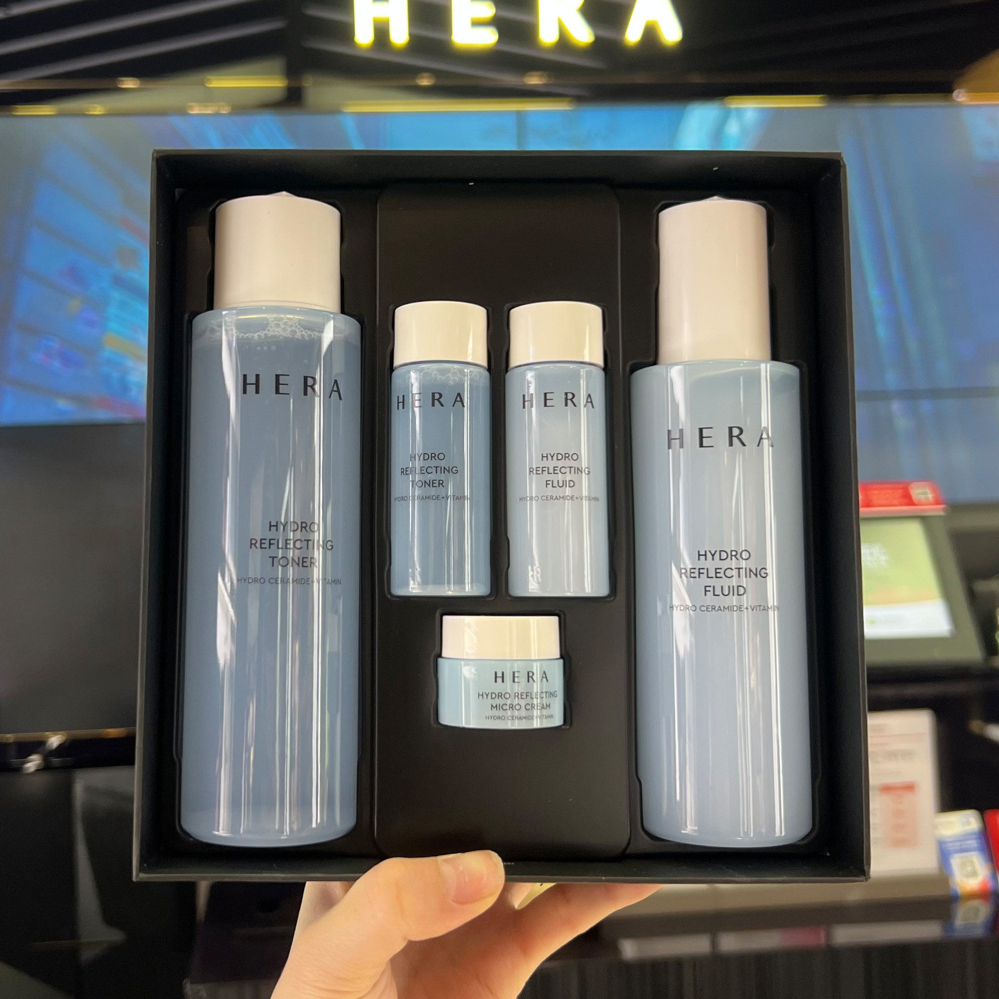韩国HERA赫拉赫妍水漾光采水乳两件套深层保湿补水嫩肤面部护理图片