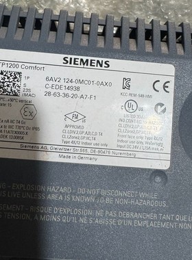 议价6AV2 124-0MC01-0AX0 TP1200 Com