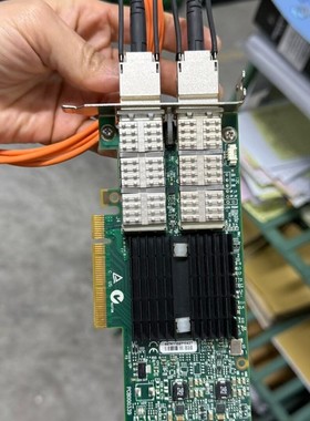 议价网卡 Mellanox CX354A 双口万兆光纤卡