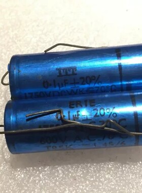 议价英国备用的0.1UF1750V胆机耦合，尺寸53X20MM；