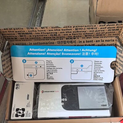 议价steamdeckoled盒子 512g成色如图，盒说全，只