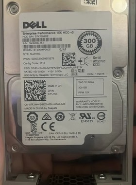 议价Dell/戴尔 ST300MP0005 0026 0nct9
