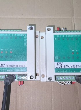 议价FX2N-14MTPLC控制板，下来的，带外壳，成色