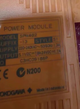 议价YOKOGAWA电源模块SPW482-13