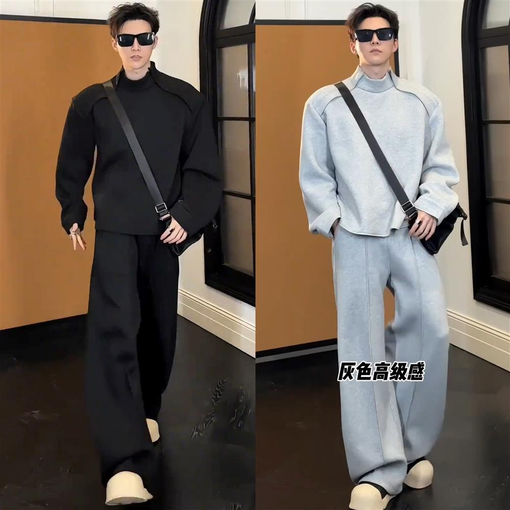 2025春秋慵懒风简约休闲运动套装