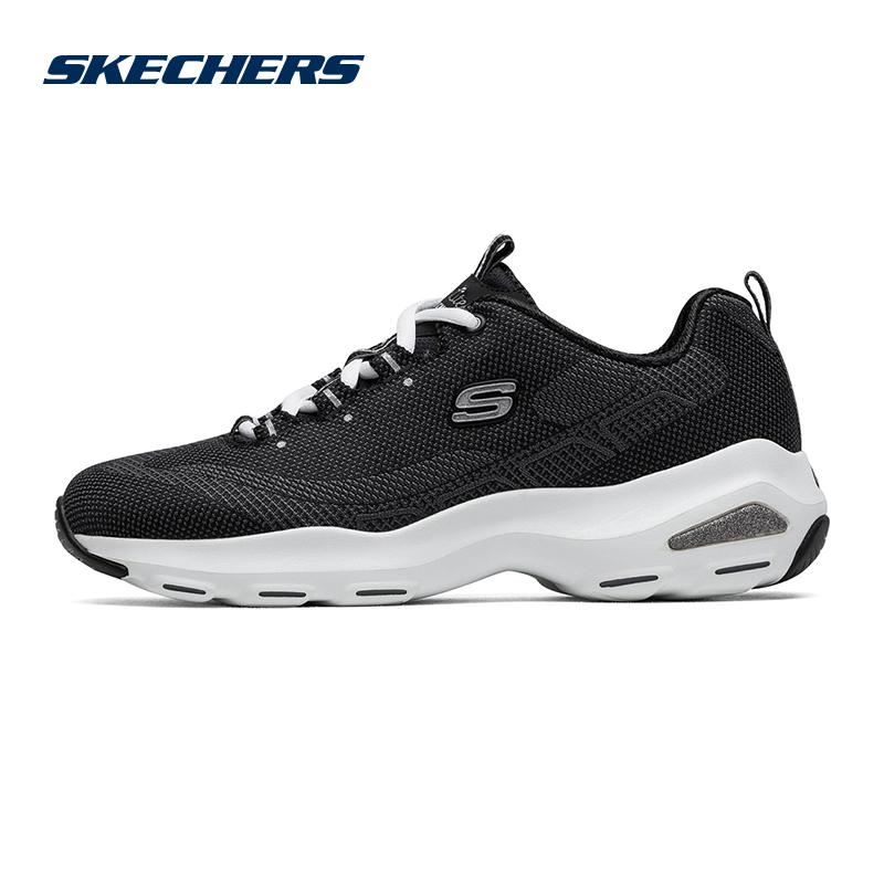 Skechers˹¿Ææºñµ×Ôö¸ßÐÝÏÐЬ D'litesÅ®¿î±àÖ¯ÐÜèЬ12283