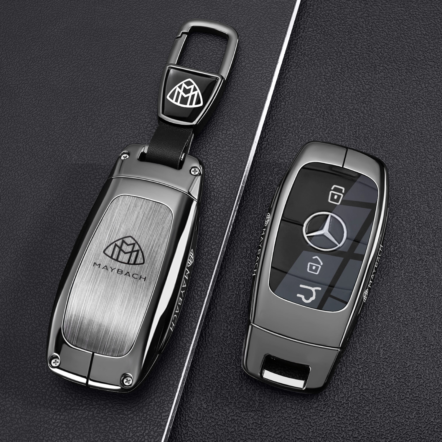 奔驰迈巴赫GLS480钥匙套GLS600 GLS450车S级S580全包高级壳金属男