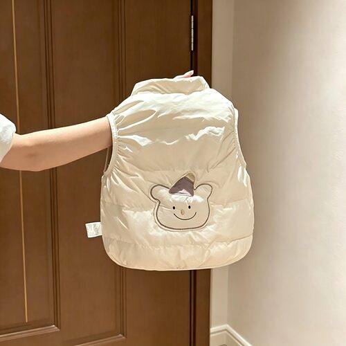 男女童冬季加厚双面穿背心外套