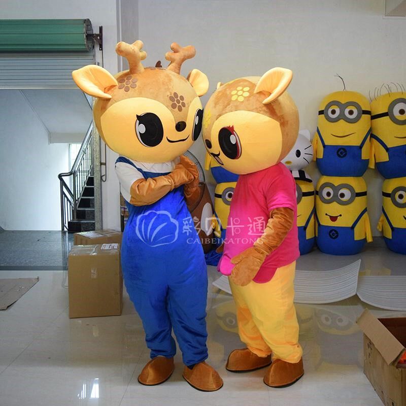 梅花鹿人偶服定制 鹿卡通人偶服装 城市吉祥物行走人偶道具玩偶服在类目 3C数码配件, 手机配件, 手机防尘塞中 - 来自Buy2taobao.com提供专业的淘宝代购服务