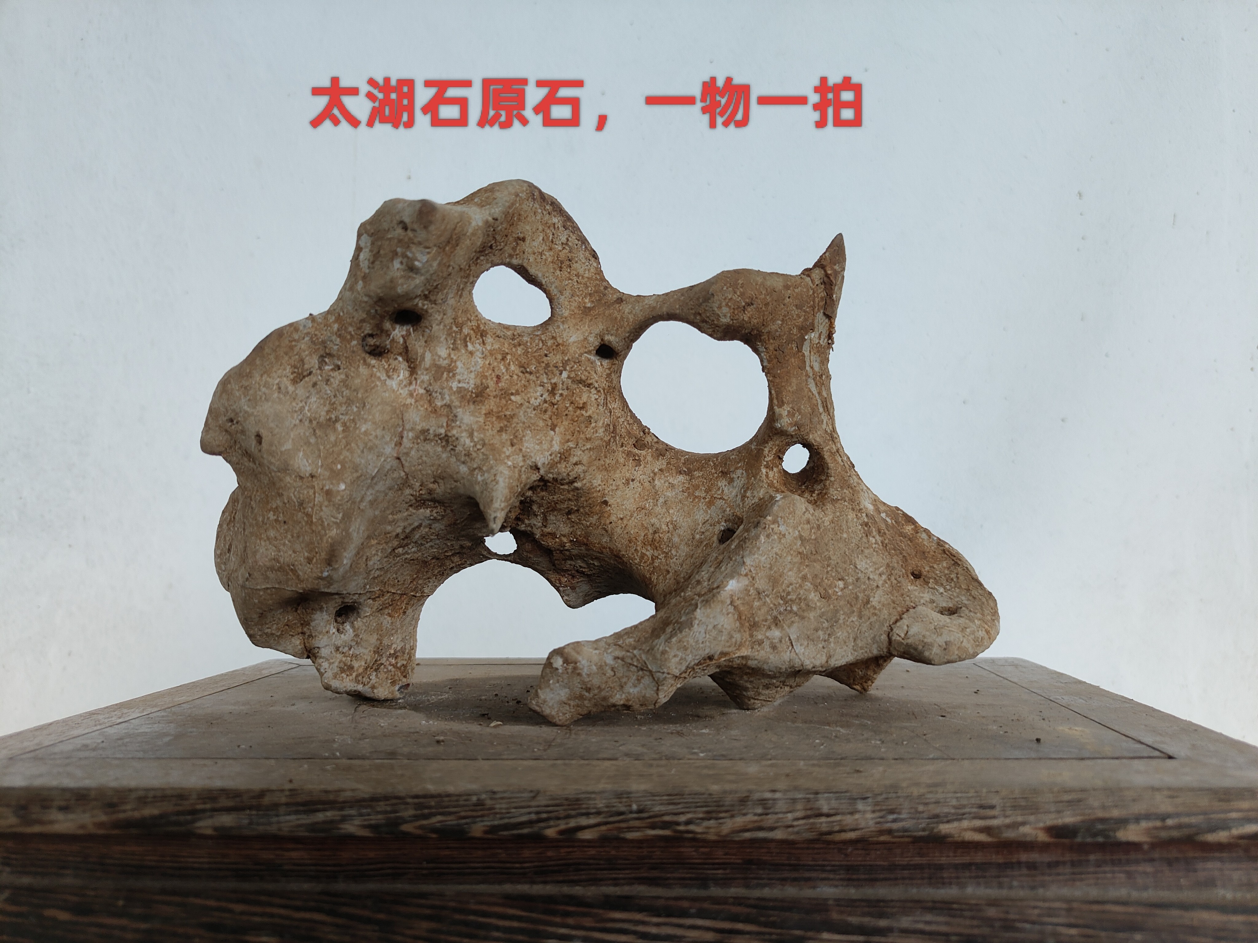 太湖石观赏摆件石英石墨石玲珑石盆景附石奇石天然原石香炉石A04