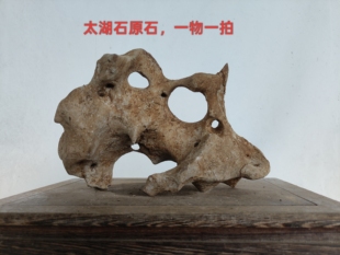 太湖石观赏摆件石英石墨石玲珑石盆景附石奇石天然原石香炉石A04