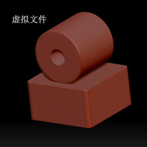 新品方章印章模型图三维立体图精雕圆雕图3D打印玉雕图机雕图STL1