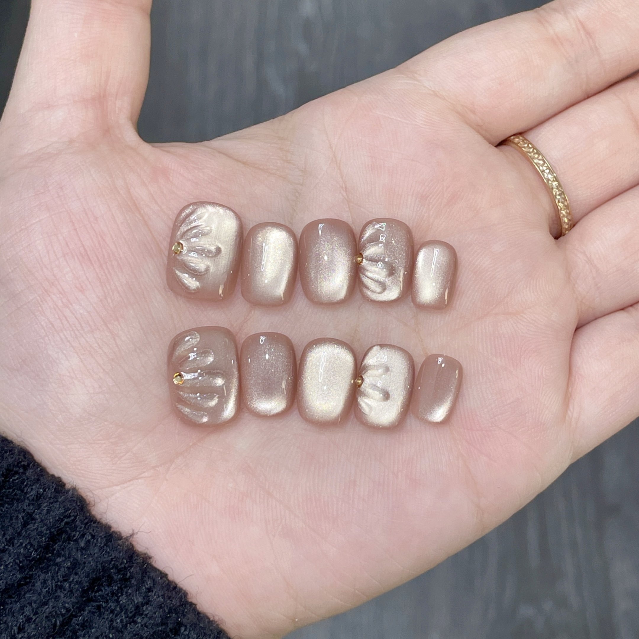 【隐形翅膀】手绘翅膀猫眼爆闪显白纯手工穿戴甲高货精品,彩妆/香水/美妆工具,穿戴甲/甲片,淘宝优惠券,粉丝福利购,淘宝优惠卷