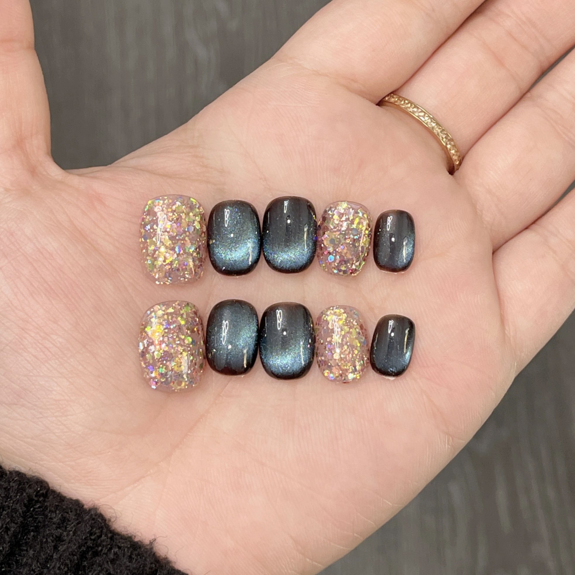 【满天星】原创纯手工穿戴甲绿松石猫眼特调超显白高级,彩妆/香水/美妆工具,穿戴甲/甲片,淘宝优惠券,粉丝福利购,淘宝优惠卷