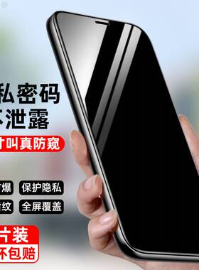 适用苹果xsmax防窥钢化膜iphonexsmas隐私保护手机膜ipxsmax防偷窥iohonexsmax玻璃贴莫iphinexsmax防窥视