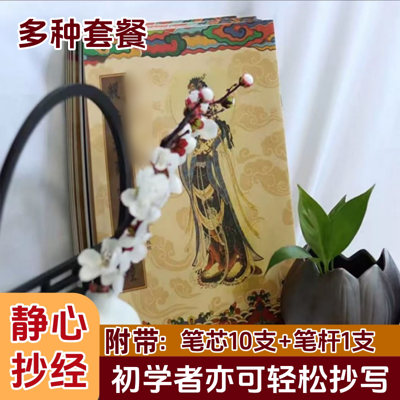 手抄本佛学正版楷书竖版硬笔临摹字帖传统国学文化练习本