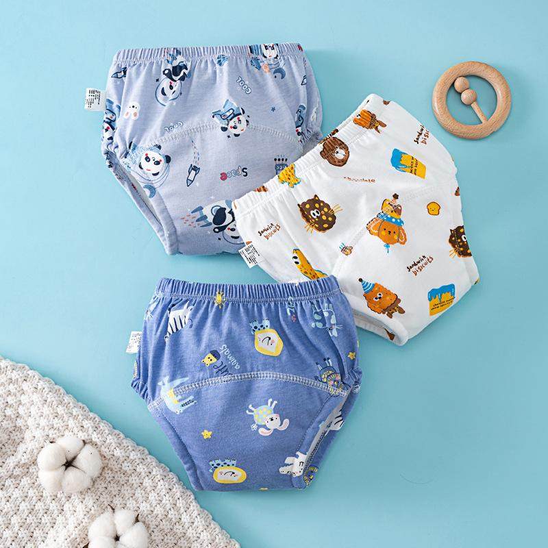 加大码儿童如厕训练裤夏男女宝宝可洗内裤隔尿戒尿不湿神器尿布裤