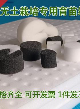 无土栽培海绵水培育苗海绵方块定植棉阳台种植大棚育苗棉基质板绵