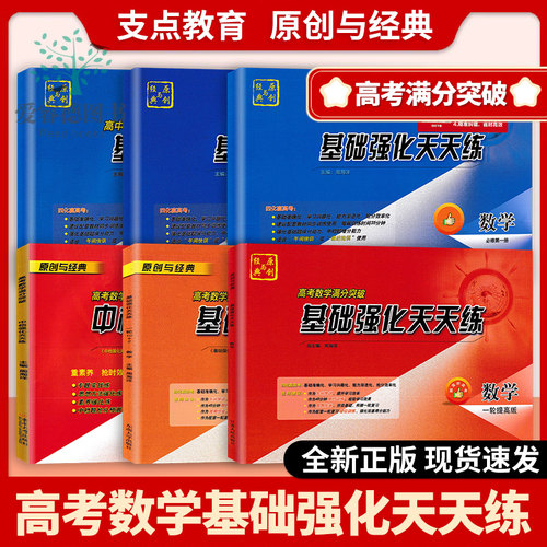 支点教育 高中数学满分突破基础强化天天练高考数学一轮复习提高版中档强化二轮高考 必修第一二册技巧方法大全专项60练强化80练