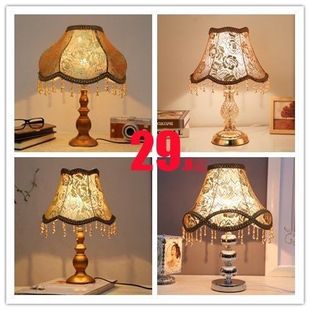 欧式台灯卧室床头灯简约现代温馨复古创意装饰小夜灯时尚韩式书房