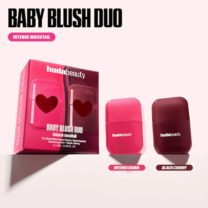 预*定 新款 HUDA BEAUTY 迷你腮红套装2x2ml