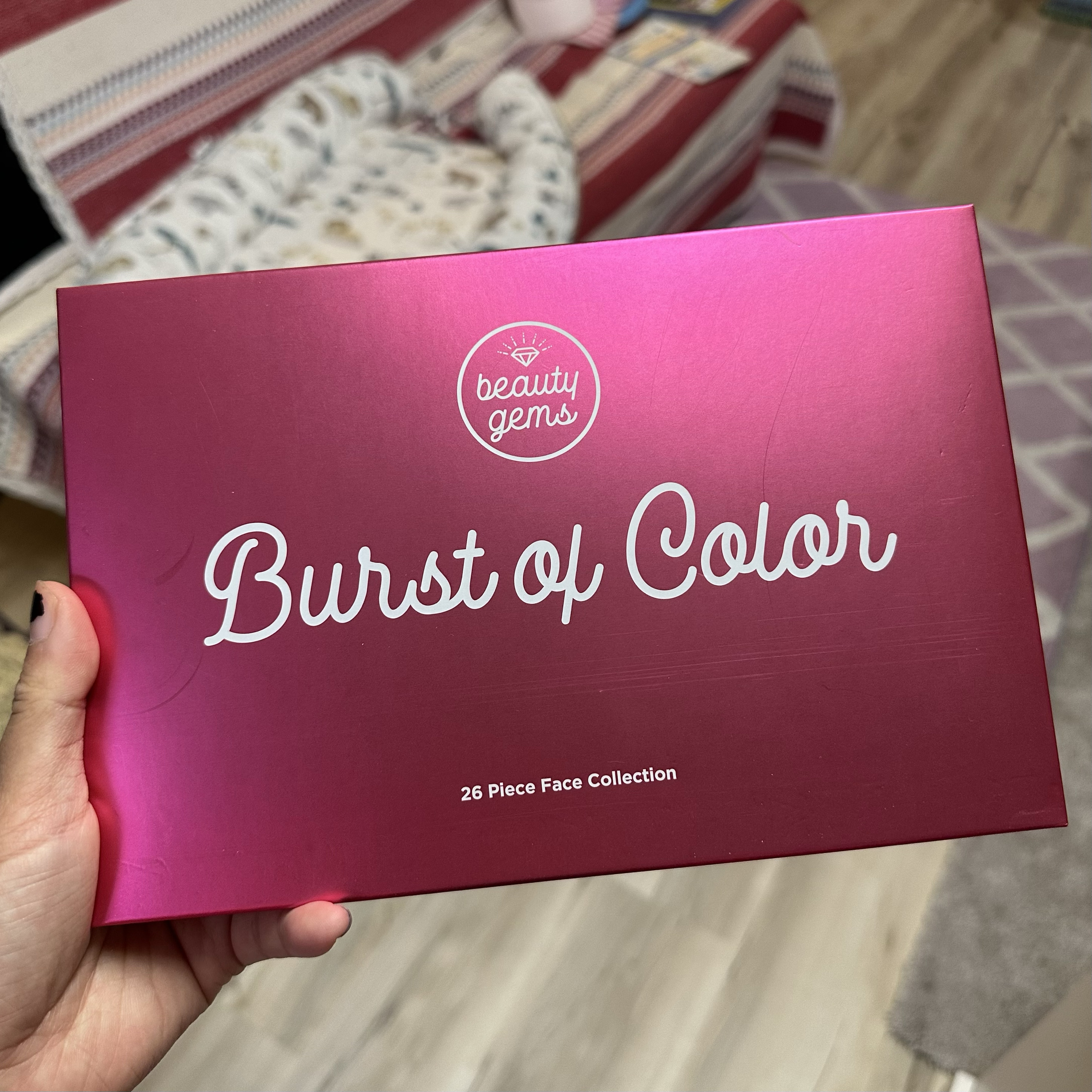 现货beauty gems 眼影面部综合盘26色 burst of colors 腮红高光