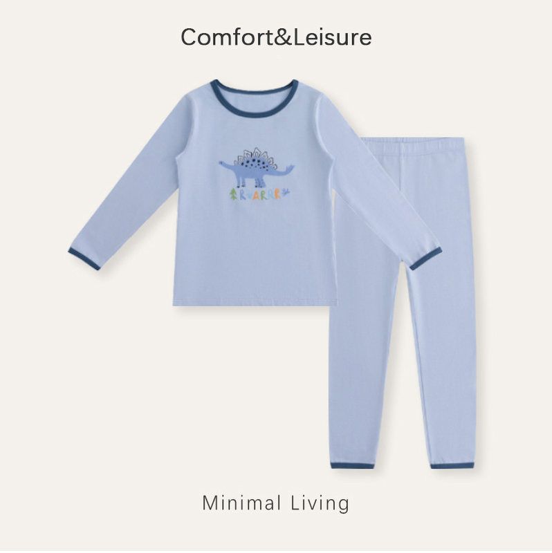 A类纯棉儿童秋衣秋裤套装