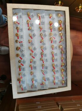 新款首饰盒项链吊坠展示盒子耳环玉佩收纳饰品珠宝箱吊坠展示托盘