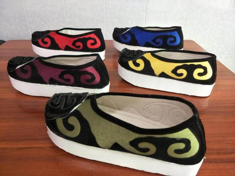 戏曲老生鞋 京剧越剧木底鞋 古装书生鞋 云履鞋 老生演出鞋包邮