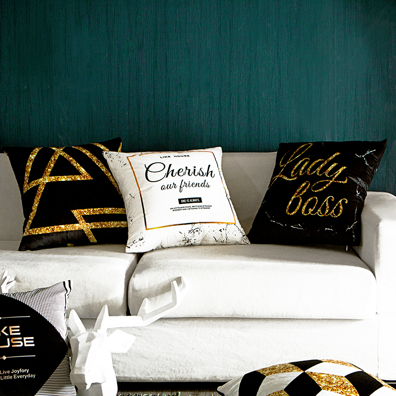 新品北欧大理石纹沙发