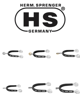 德国HS进口马术用品包胶多型号马刺马术马术装备