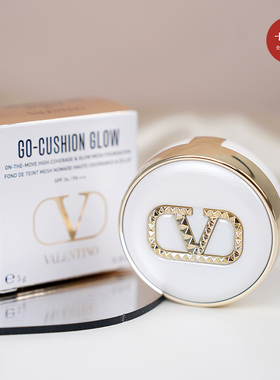 华伦天奴光影气垫粉底液LN2 持妆遮瑕便携 白色气垫粉底粉霜保湿