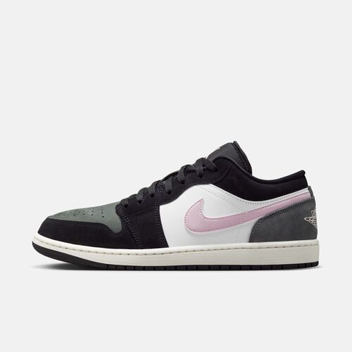 NIKE耐克男鞋Air Jordan1夏黑白粉透气低帮复古篮球鞋II3788-003