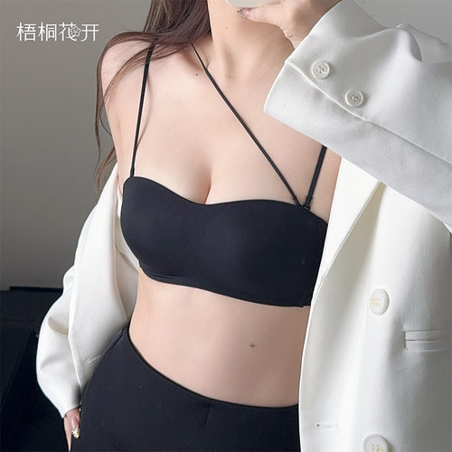 梧桐花开文胸光面无痕露肩