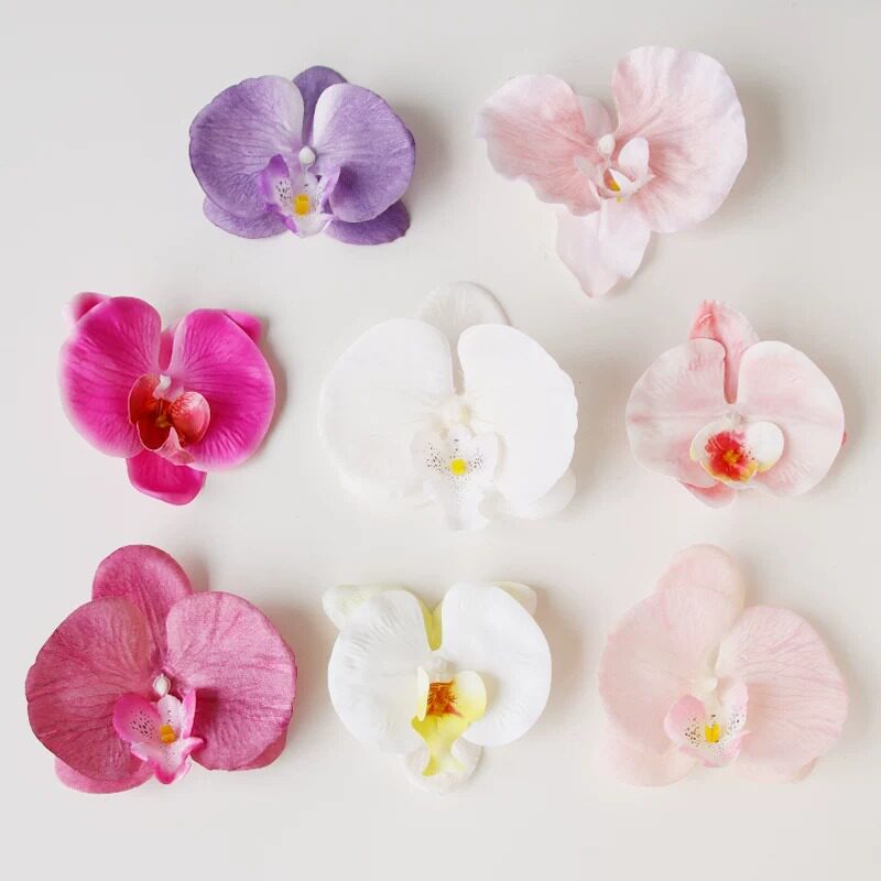 仿真花蝴蝶兰生日蛋糕装饰摆件女神节母亲节康乃馨玫瑰花简约甜美