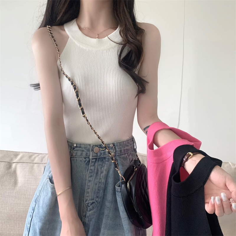 针织热辣上衣吊带春秋季2024新款内搭小背心女甜辣妹外穿夏天爆款