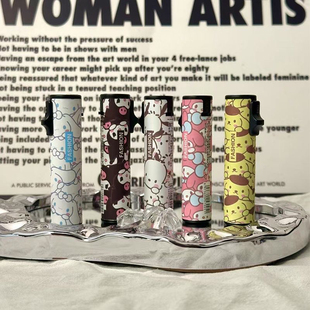 高颜值卡通库洛米圆柱diy包纸创意打火机网红爆款ins女孩子送男友