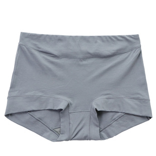 高腰弹力纯棉抗菌微收腹石墨烯裆平角胖MM大码全棉四角内裤女