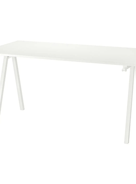 宜家国内代购TROTTEN 特罗滕书桌白色电脑桌书房用160x80 厘米