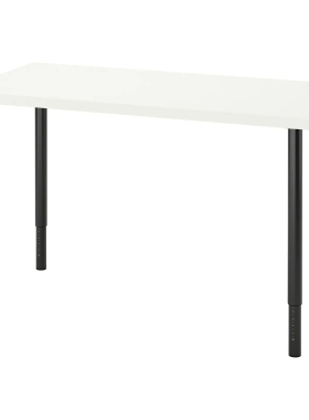 宜家国内代购LAGKAPTEN拉格开普奥勒夫书桌桌腿可调节120x60 厘米