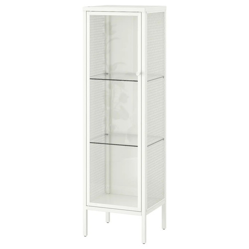 宜家国内代购巴格布玻璃门橱柜家用手办展示柜34x30x116厘米