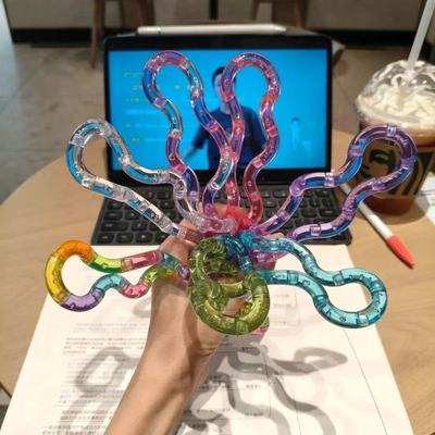 Tan扭扭乐gle水晶解压ADHD专注力训练注意力多动症减压百变益智