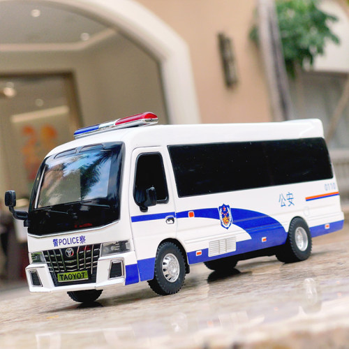丰田考斯特汽车模型合金玩具车礼