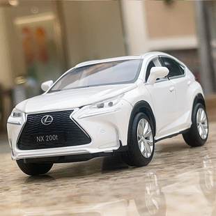 32雷克萨斯NX200T汽车模型仿真合金开门声光回力儿童金属玩具车
