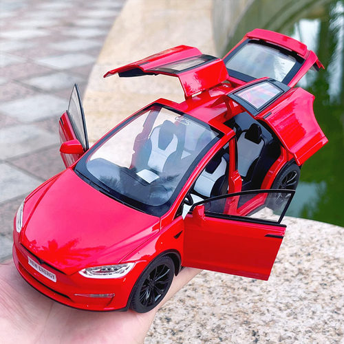 1/24特斯拉合金汽车模型男玩具车