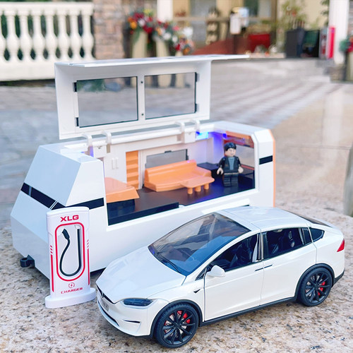 特斯拉房车汽车模型合金fc玩具车