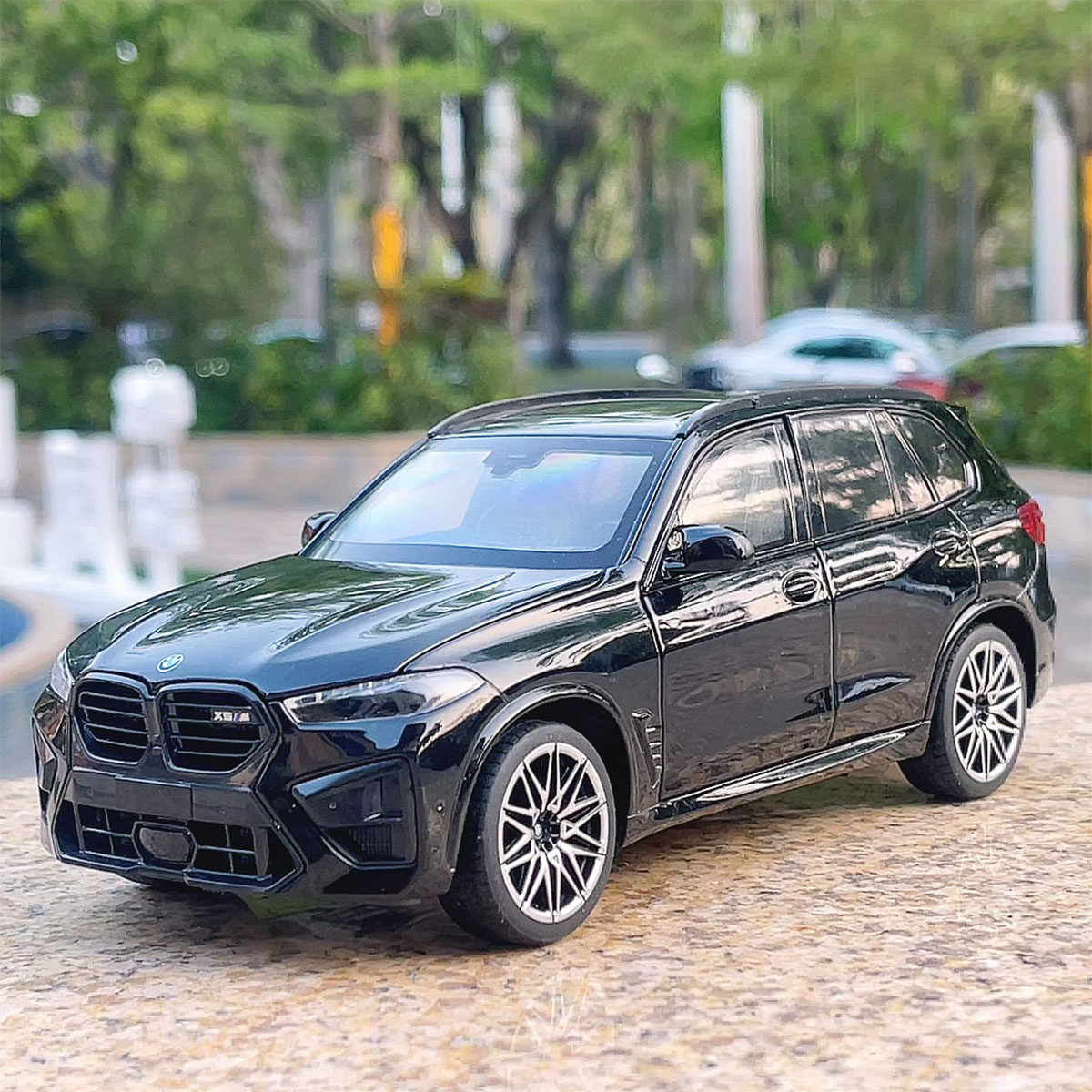 正版1:24宝马X5M合金车模仿真汽车模型儿童玩具车收藏摆件礼物男