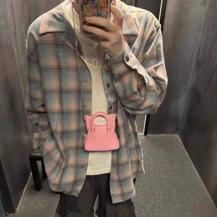 男女同潮款MM马吉拉风格中性2衬衫